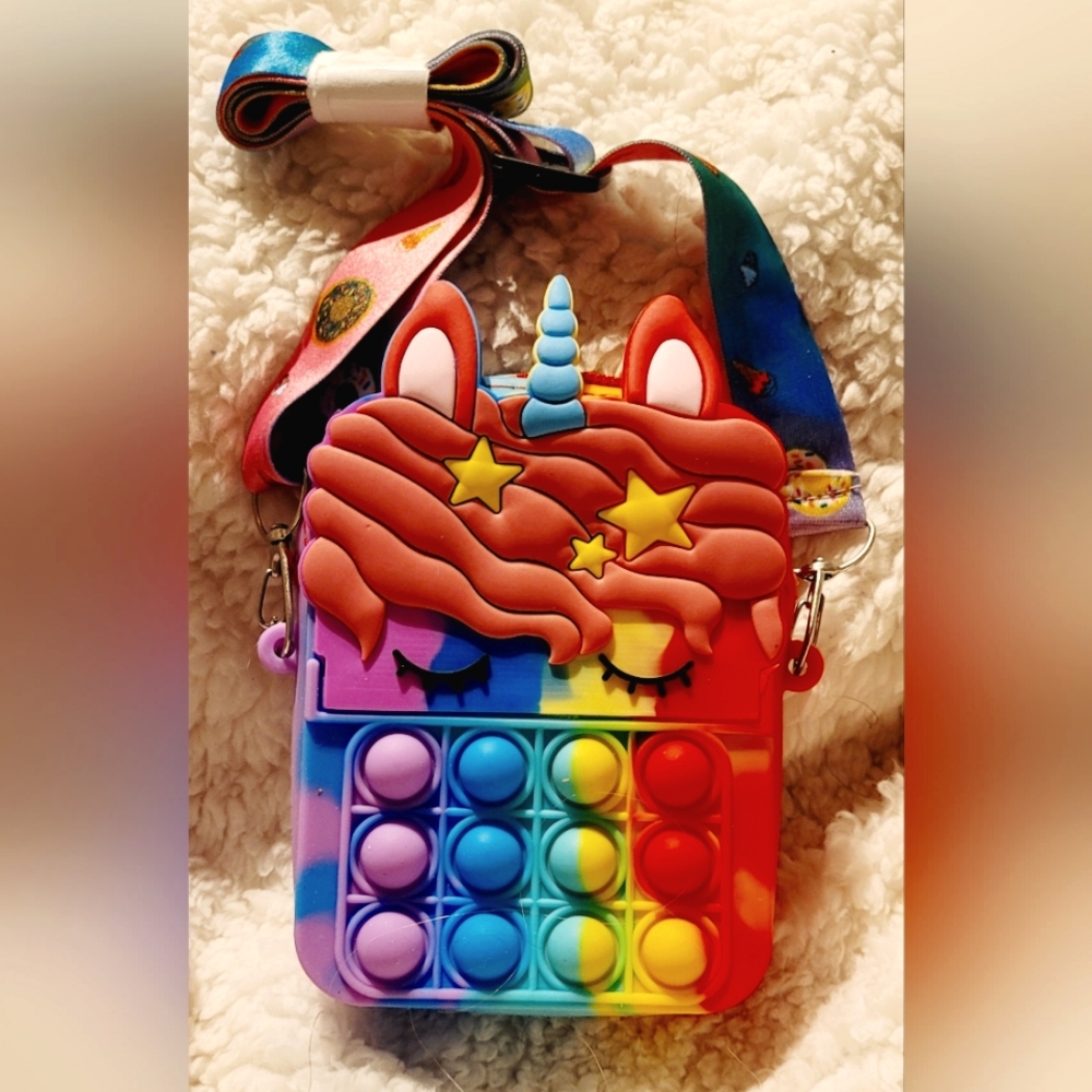 BN MINI UNICORN SILICONE PURSE